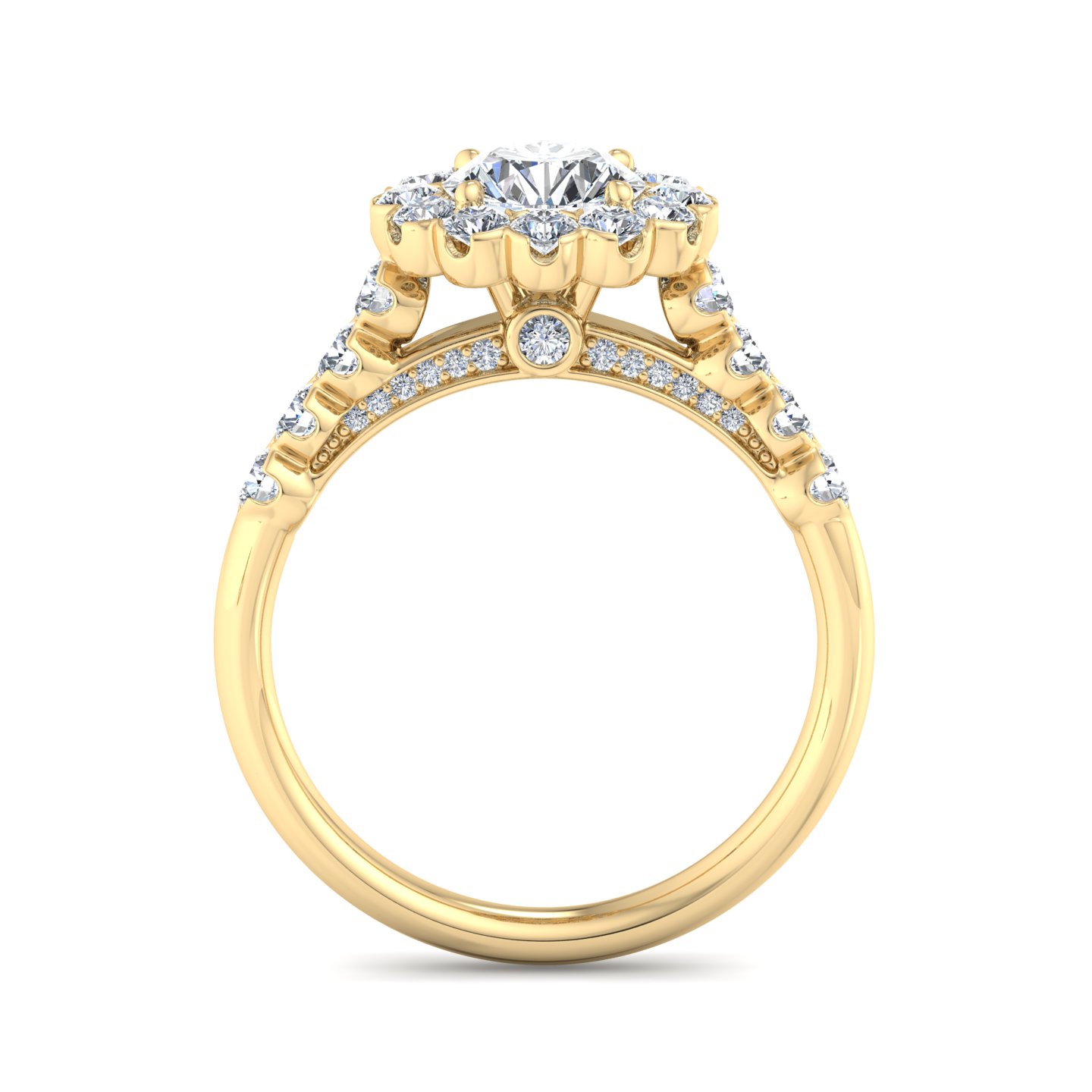 Juliet Halo Engagement Ring